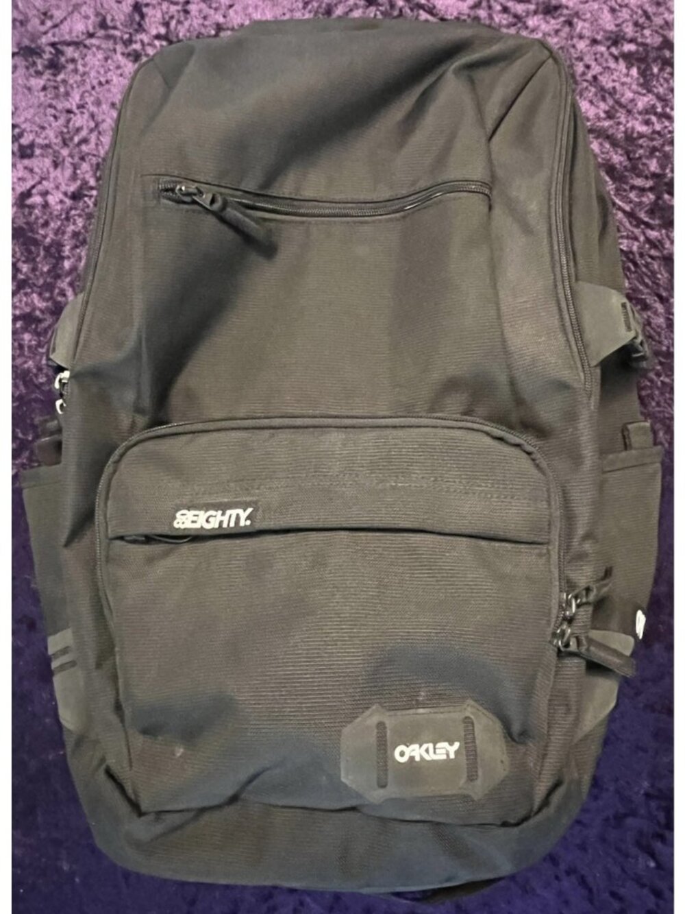 Oakley 80 Street Backpack Black Hiking City Preppy 20x13 Super EIGHTY Pack